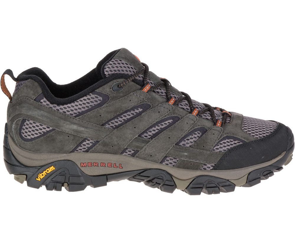 Buty Trekkingowe Merrell Męskie Brązowe - Moab 2 Ventilator - 476952-TLH